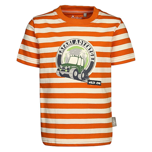 Sigikid T-Shirt SAFARI ADVENTURE gestreift in orange