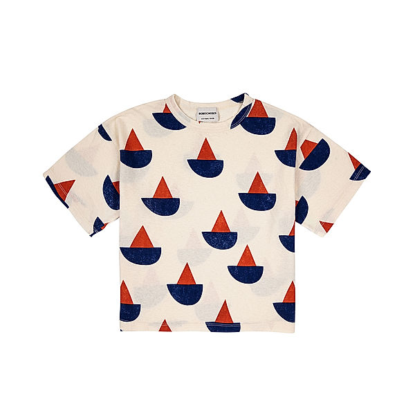 Bobo Choses T-Shirt SAIL BOAT in white