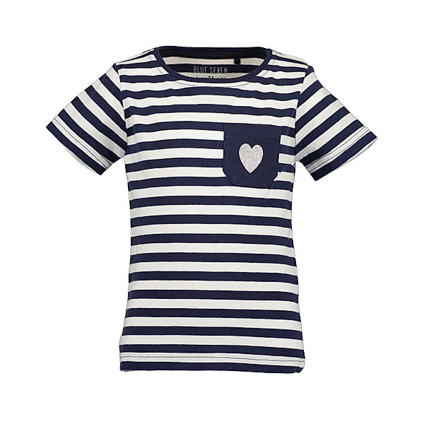 BLUE SEVEN T-Shirt SAILOR HEARTS gestreift in ultramarin