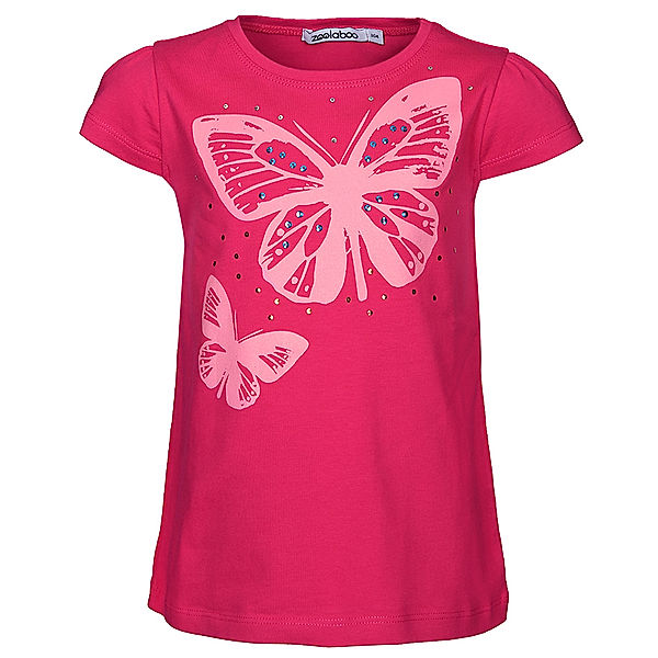 zoolaboo T-Shirt SCHMETTERLING mit Pailletten in pink