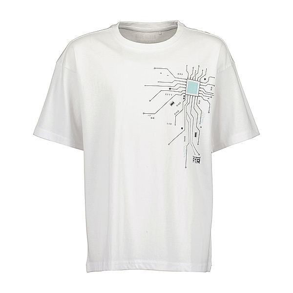 BLUE SEVEN T-Shirt SCIENCE in weiss