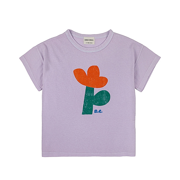 Bobo Choses T-Shirt SEA FLOWER in lavender