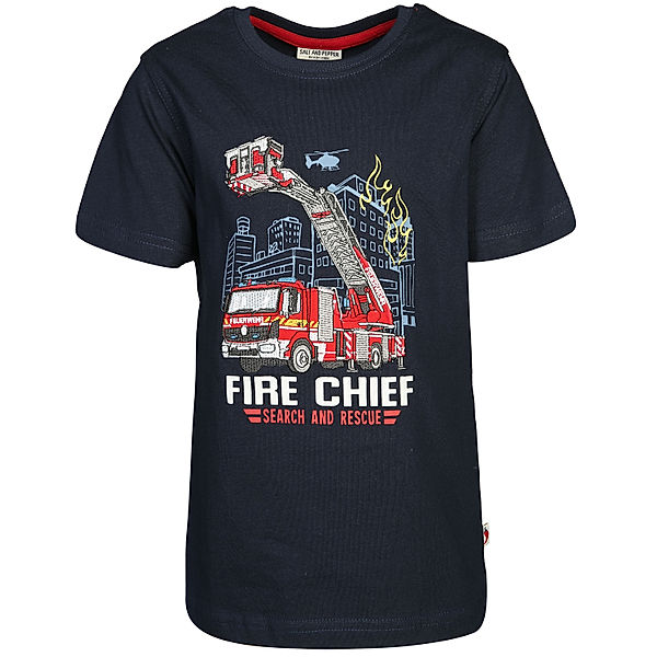 Salt & Pepper T-Shirt SEARCH AND RESCUE in navy