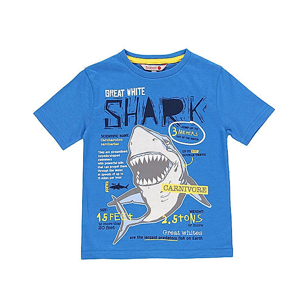 Boboli T-Shirt SHARK in blau