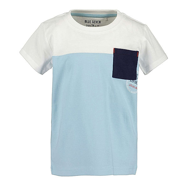 BLUE SEVEN T-Shirt SHARKTASTIC in hellblau
