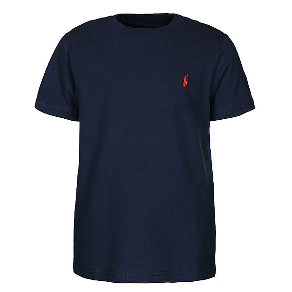 Polo Ralph Lauren T-Shirt SMALL LOGO BOYS in navy/rot