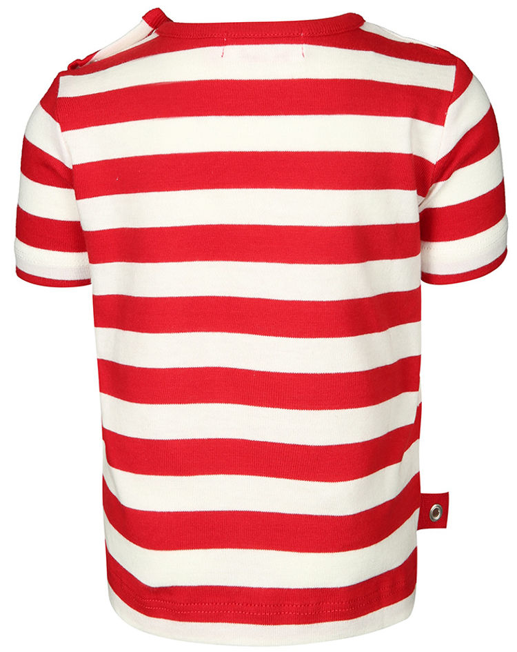 T-Shirt SMILEY gestreift in rot weiß kaufen | tausendkind.de