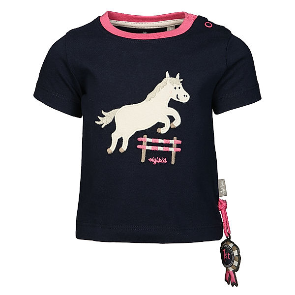 sigikid T-Shirt SPARKLING PONY in dunkelblau