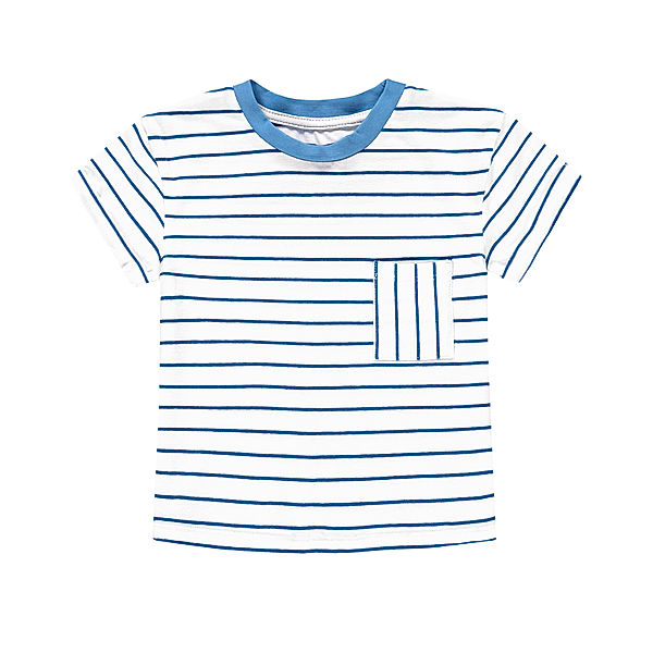 Kanz T-Shirt SPRINGTIME gestreift in silver lake blue
