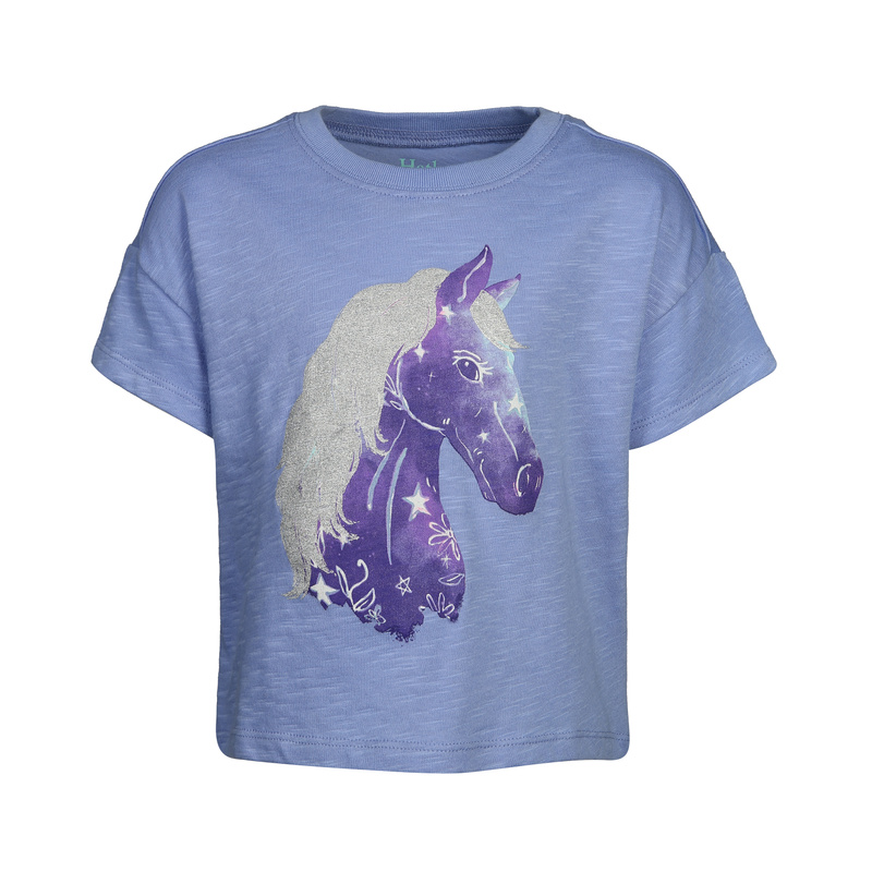T-Shirt STARRY HORSE in flieder