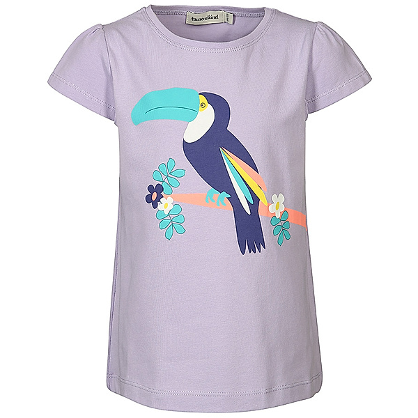 tausendkind collection T-Shirt SUMMER BIRD in lavendel