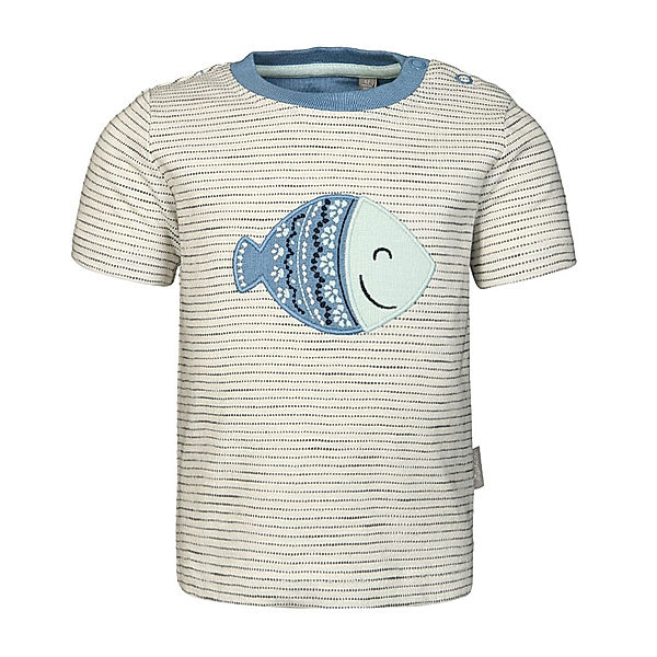 Sigikid T-Shirt SUMMER DAY gestreift in weiss