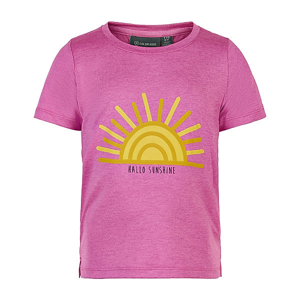Color Kids T-Shirt SUNSHINE fuchsia pink