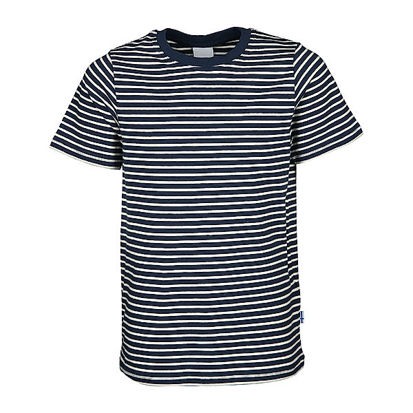 finkid T-Shirt SUPI in navy/offwhite