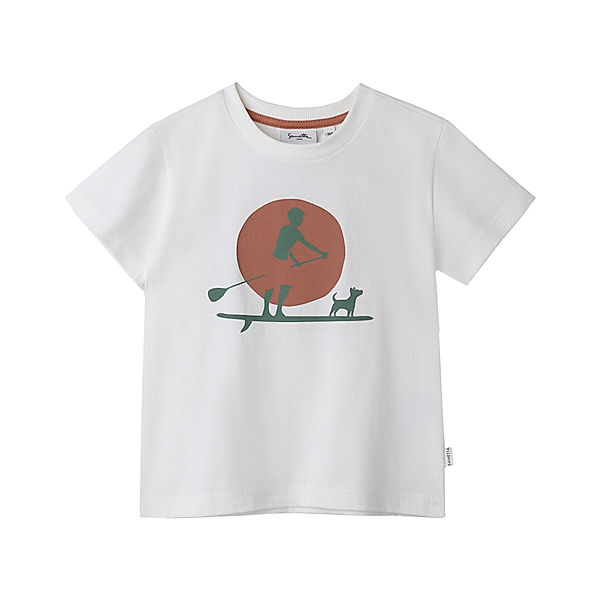 Sanetta Pure T-Shirt SURFER in ivory