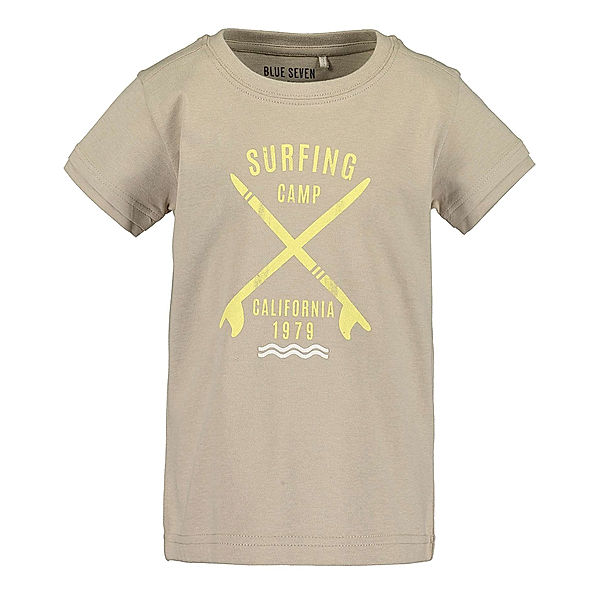 BLUE SEVEN T-Shirt SURFING CAMP in putty