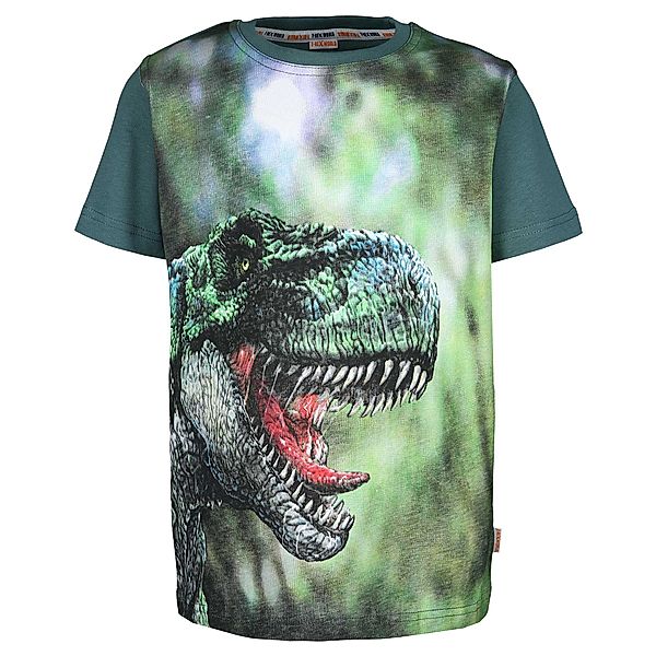 SALT AND PEPPER T-Shirt T-REX in forest green