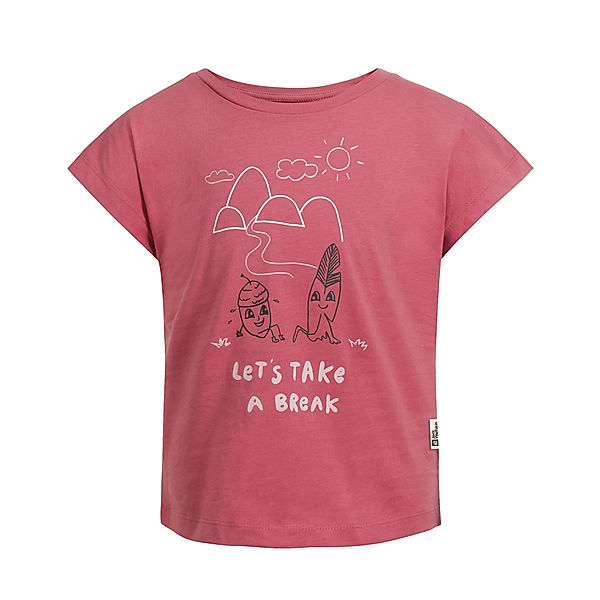 Jack Wolfskin T-Shirt TAKE A BREAK in soft pink