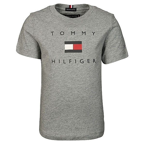 TOMMY HILFIGER T-Shirt TH LOGO in mid grey