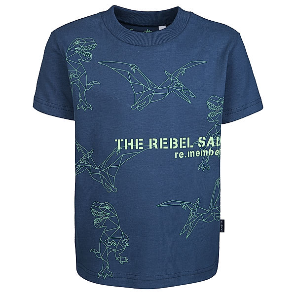 Sanetta T-Shirt THE REBEL SAURS in blue air