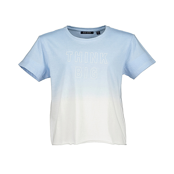 BLUE SEVEN T-Shirt  THINK BIG in hellblau