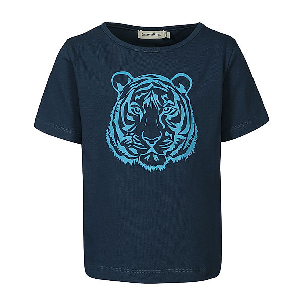 tausendkind collection T-Shirt TIGER in dunkelblau