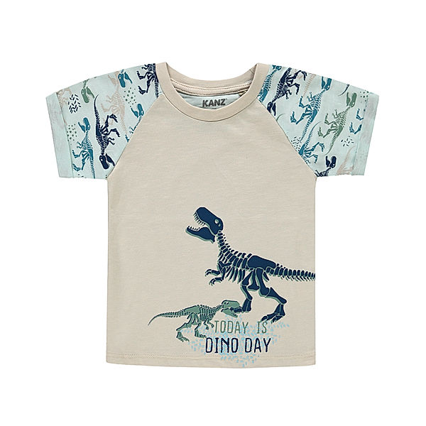 Kanz T-Shirt TODAY IS DINO DAY in beige