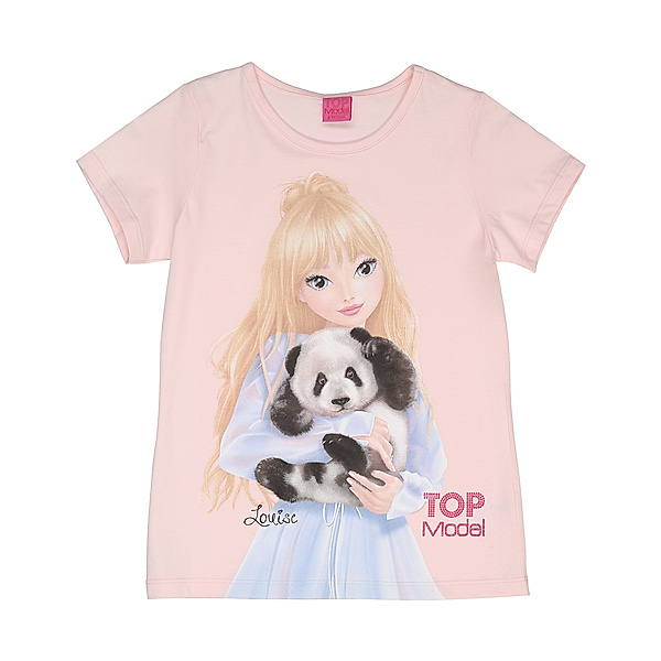 T-Shirt TOPMODEL - PET in pink dogwood