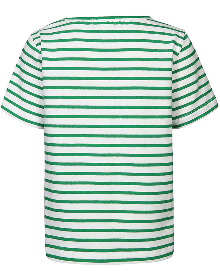 T-Shirt TRAKTOR TOBI gestreift in weiß grün kaufen
