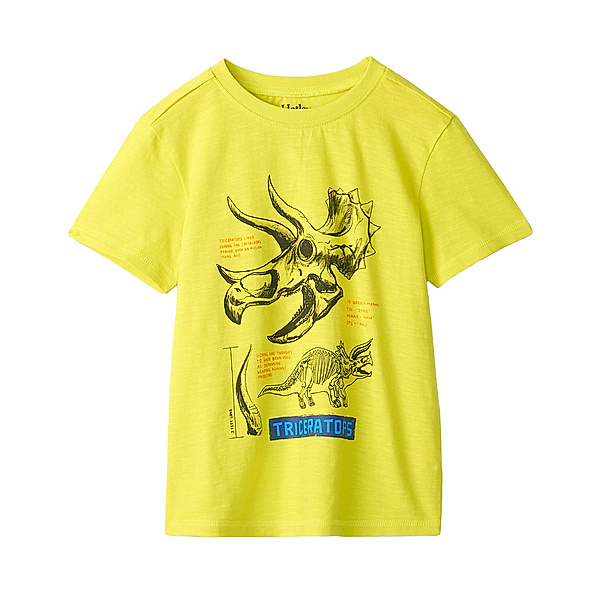 Hatley T-Shirt TRICERATOPS in gelb