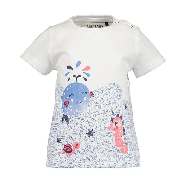 BLUE SEVEN T-Shirt UNDER THE SEA in weiss