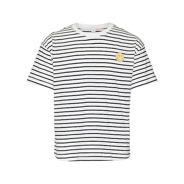 VERO MODA GIRL T-Shirt VMLEILA KELLY STRIPES & SMILE in navy blazer