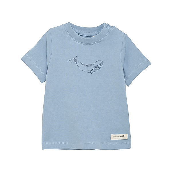 En Fant T-Shirt WHALE in dusty blue