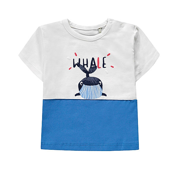 Kanz T-Shirt WHALE in white/regatta blue