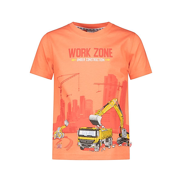 SALT AND PEPPER T-Shirt WORK ZONE in paprika