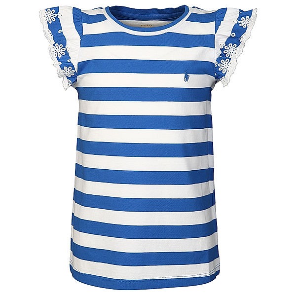 Polo Ralph Lauren T-Shirt YD GIRL gestreift in blau/weiß