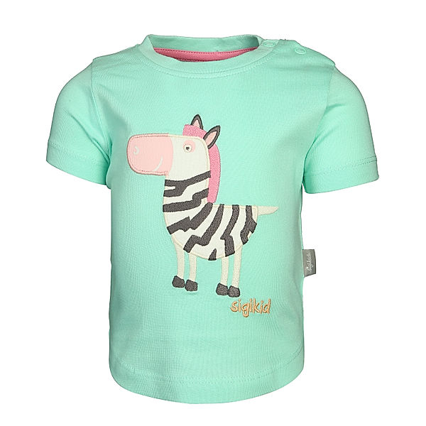 Sigikid T-Shirt ZEBRA in türkis