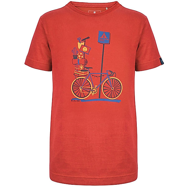 elkline T-Shirt ZELTPLATZ in mandarin