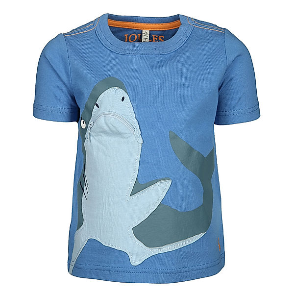 Tom Joule® T-Shirt ZIPADEE SHARK in blau