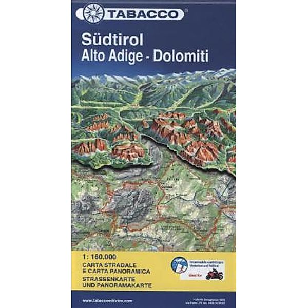 Tabacco Editrice Straßenkarte / Tabacco Editrice Straßenkarte Südtirol