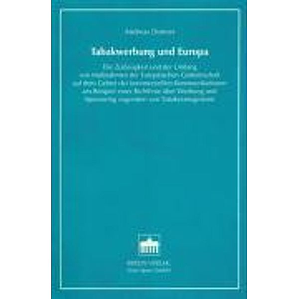 Tabakwerbung und Europa, Andreas Donner