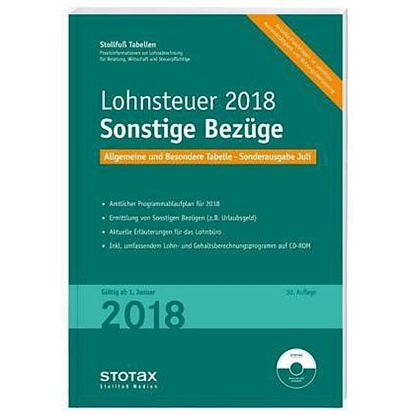 Tabelle, Lohnsteuer 2018 Sonstige Bezüge - Sonderausgabe Juli