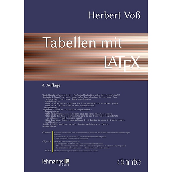Tabellen mit LaTeX, Herbert Voß