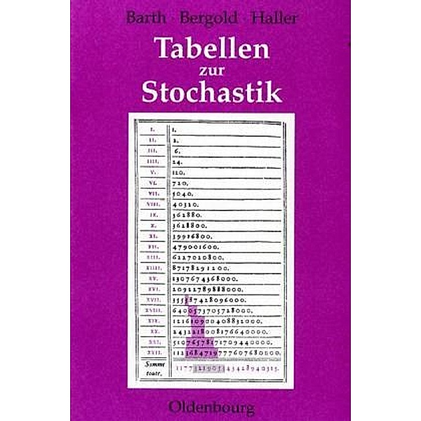 Tabellen zur Stochastik, Helmut Bergold, Friedrich Barth