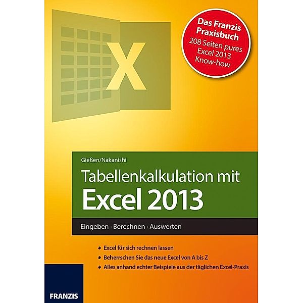 Tabellenkalkulation mit Excel 2013 / Office, Saskia Giessen, Hiroshi Nakanishi