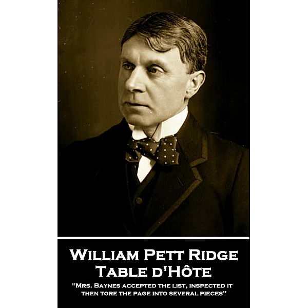 Table d'Hôte / Classics Illustrated Junior, William Pett Ridge