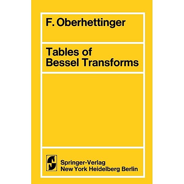 Tables of Bessel Transforms, F. Oberhettinger