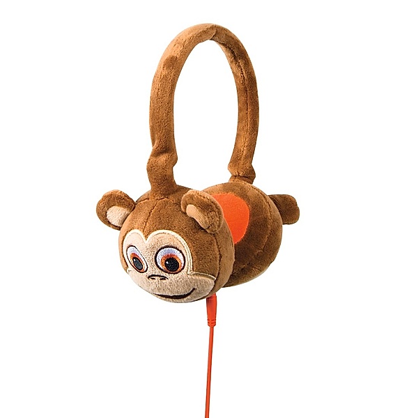 TabZoo On-Ear-Kinderkopfhörer Plush Monkey