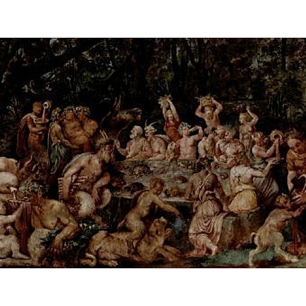 Taddeo Zuccari - Bacchanal, Detail - 100 Teile (Puzzle)