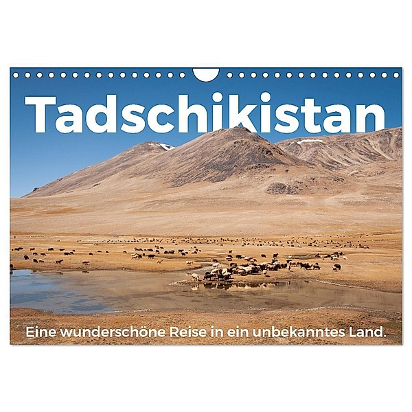 Tadschikistan - Eine wunderschöne Reise in ein unbekanntes Land. (Wandkalender 2024 DIN A4 quer), CALVENDO Monatskalender, M. Scott